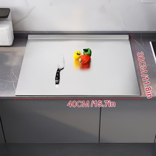Stainless Steel Cutting Board for Kitchen, 15.7 x 11.8 in