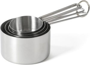 Stainless Steel Measuring Cups Set, 4-Piece