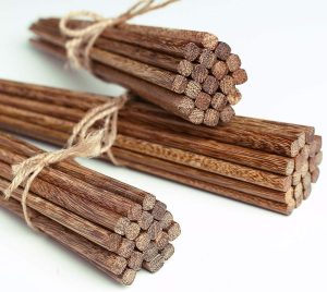 Reusable Wooden Chopsticks, Dishwasher Safe