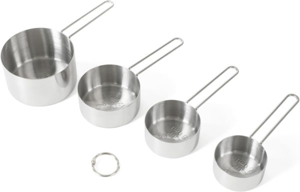 61LB1JSMAdL._AC_SL1500_ Stainless Steel Measuring Cups Set, 4-Piece