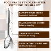 61S1QSR2S8L._AC_SL1200_ Stainless Steel Kitchen Utensil Set, 4pc
