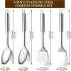 61XRgsPUaIL._AC_SL1200_ Stainless Steel Kitchen Utensil Set, 4pc
