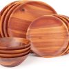71IxMRrjSHL._AC_SL1280_ Acacia Wood Dinnerware Set for 4 - 12pcs