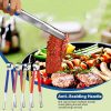 71OT2kDL8LL._AC_SL1500_ Stainless Steel Kitchen Tongs, 4-Pack
