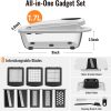 71kEfqc7p-L._AC_SL1500_ 8-Blade Chopper Slicer Grater Set