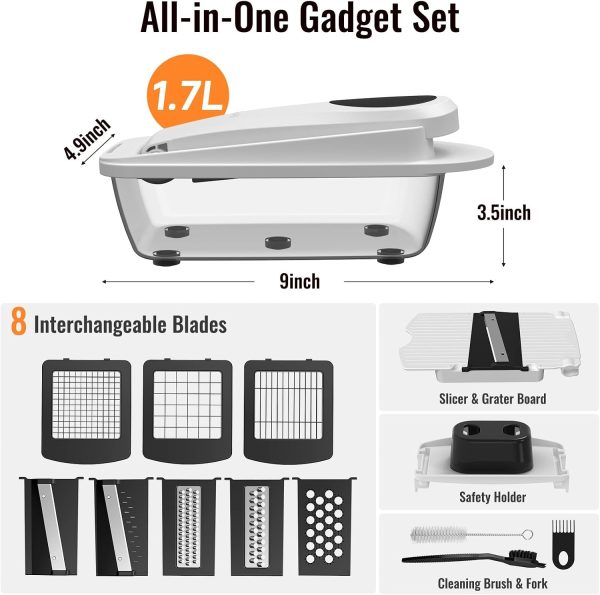 71kEfqc7p-L._AC_SL1500_ 8-Blade Chopper Slicer Grater Set