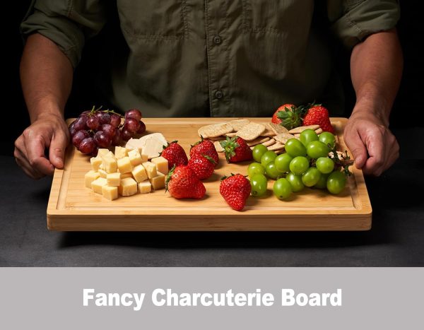 71tKlCvyrDL._AC_SL1500_ Bamboo Cutting Board with Juice Groove, 17x12.5