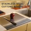 Stainless Steel Cutting Board for Kitchen, 15.7 x 11.8 in