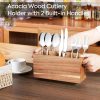 81ajn7wrInL._AC_SL1500_ Acacia Wooden Utensil Caddy, 3 Compartments