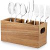 81v-9bFdQUL._AC_SL1500_ Acacia Wooden Utensil Caddy, 3 Compartments