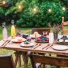 Wooden Utensil Set, 12 Pcs Reusable Cutlery