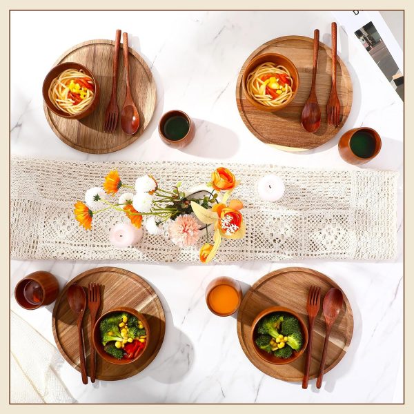 81xWIGHs7WL._AC_SL1500_ 20pc Acacia Wood Dinnerware Set