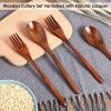 91JAdzGo4L._AC_SL1500_ Wooden Spoon and Fork Set, 10-Piece